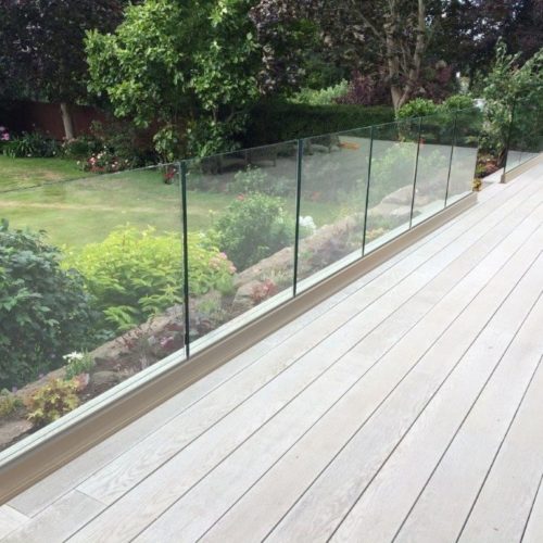 frameless glass base rail system toronto