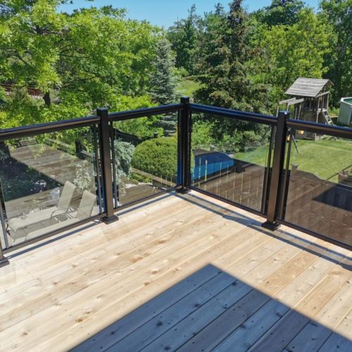 glass railings brampton